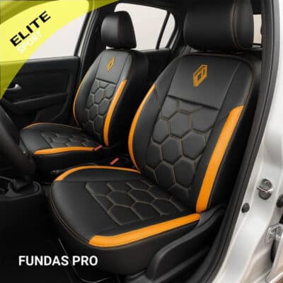 Tapiforro Supreme Elite Hexa Sport Negro/Naranja – Renault Logan, Sandero y Duster (2016–2026)