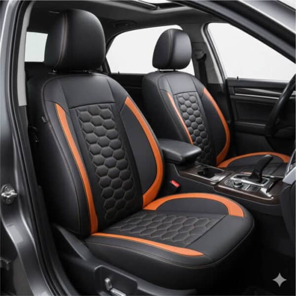 Tapiforro Supreme Elite Hexa Sport Negro/Naranja – Renault Logan, Sandero y Duster (2016–2026)