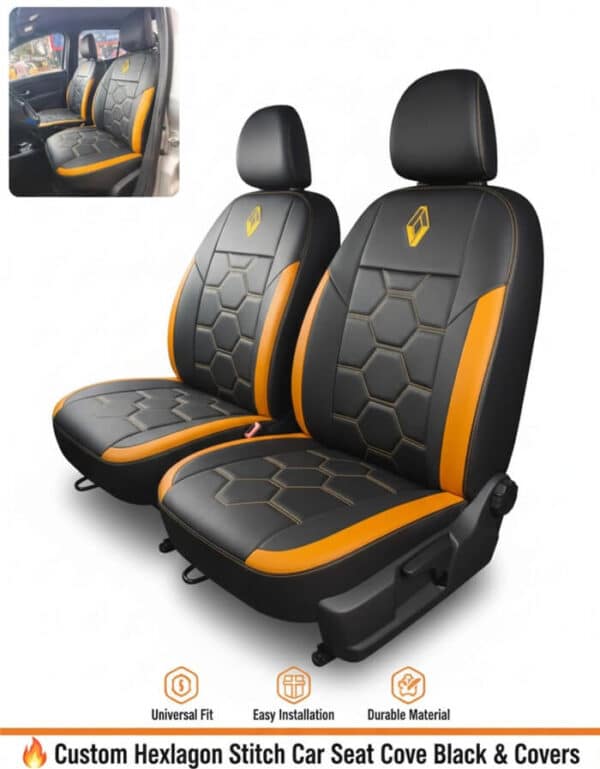 Tapiforro Supreme Elite Hexa Sport Negro/Naranja – Renault Logan, Sandero y Duster (2016–2026)