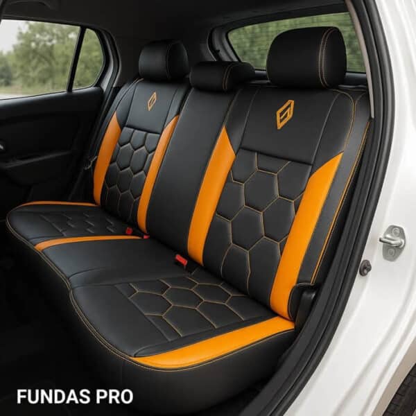 Tapiforro Supreme Elite Hexa Sport Negro/Naranja – Renault Logan, Sandero y Duster (2016–2026)