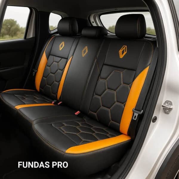Tapiforro Supreme Elite Hexa Sport Negro/Naranja – Renault Logan, Sandero y Duster (2016–2026)