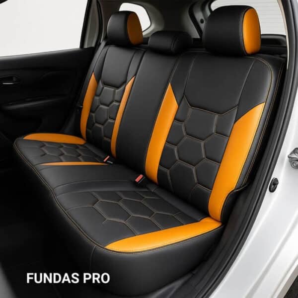 Tapiforro Supreme Elite Hexa Sport Negro/Naranja – Renault Logan, Sandero y Duster (2016–2026)