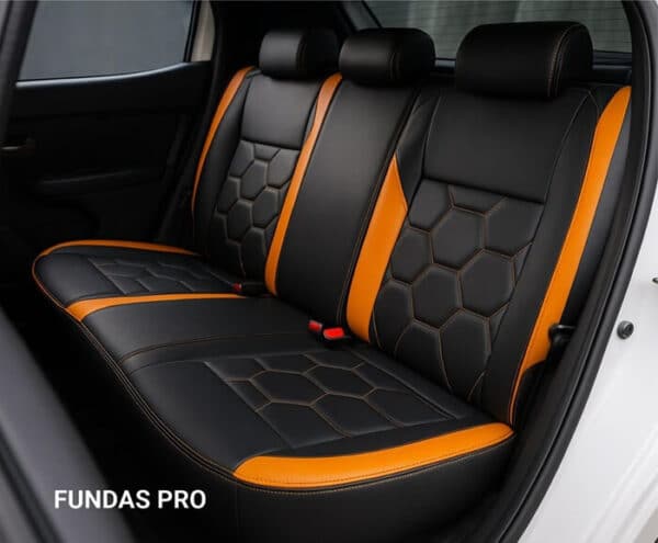 Tapiforro Supreme Elite Hexa Sport Negro/Naranja – Renault Logan, Sandero y Duster (2016–2026)