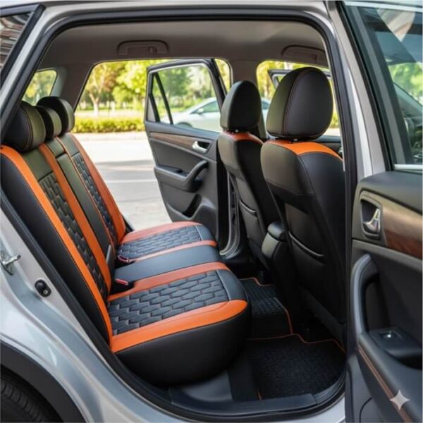 Tapiforro Supreme Elite Hexa Sport Negro/Naranja – Renault Logan, Sandero y Duster (2016–2026)