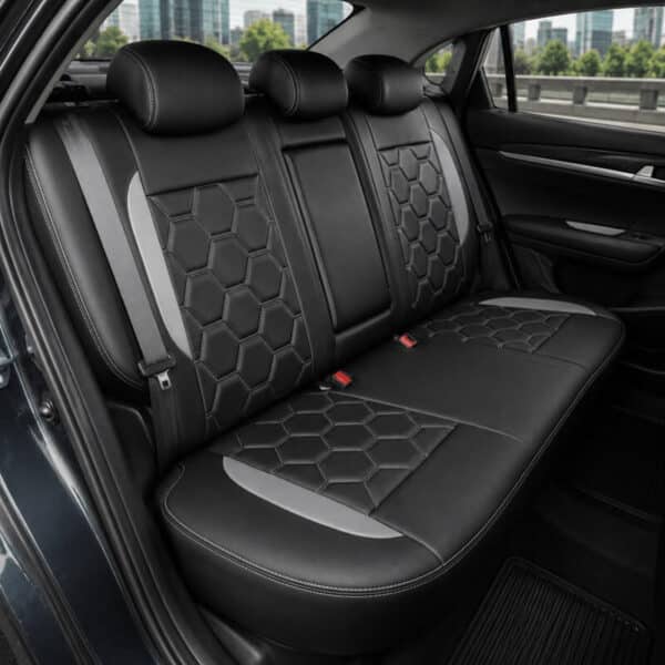 Tapiforros para Renault Duster, Logan y Sandero 2016–2027 – Diseño Hexa Silver Pro
