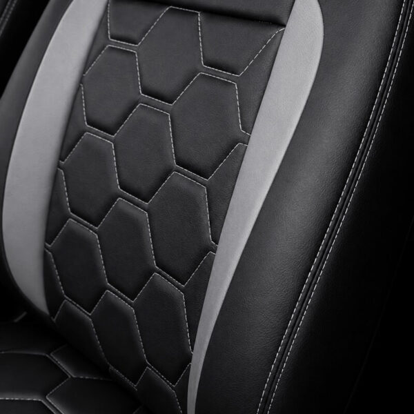 Tapiforros para Renault Duster, Logan y Sandero 2016–2027 – Diseño Hexa Silver Pro