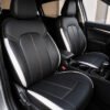 Tapiforros para Kia K3 a la Medida – Interior Negro con Blanco y Ajuste Preciso